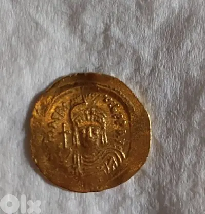 Byzantine Gold Coin for Justinan I The Great year 527 AD weight 4