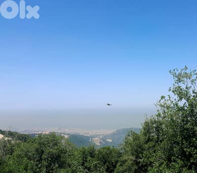 2575 SQM Land in Ajaltoun Overlooking the Sea and the Mountains