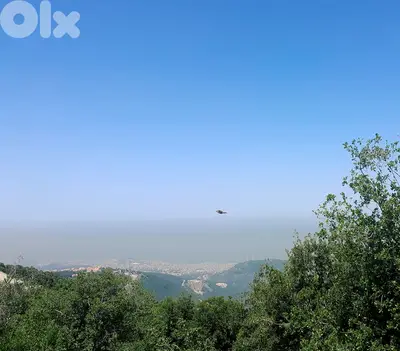 2575 SQM Land in Ajaltoun Overlooking the Sea and the Mountains