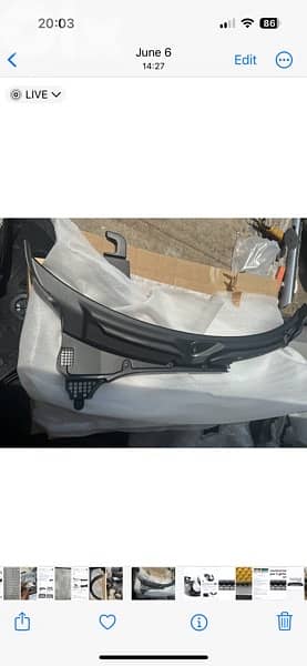 NEW MINI COOPER F55 WINDSHIELD COWL COVER LHD 51717301013 ORIGINAL 1