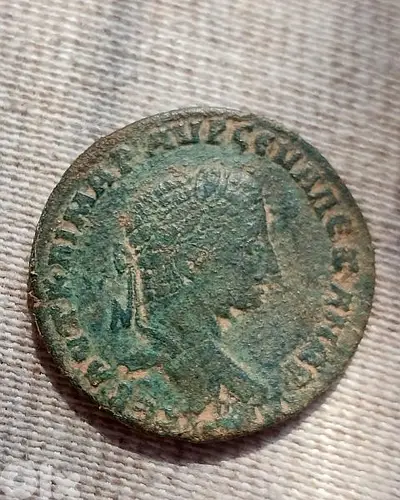 Ancient Roman Severus Alexander  Bronze Coin Antoich mint year 224 AD