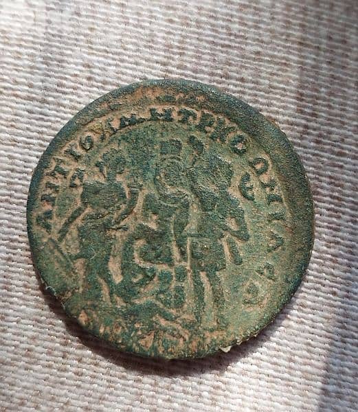 Ancient Roman Severus Alexander  Bronze Coin Antoich mint year 224 AD 1