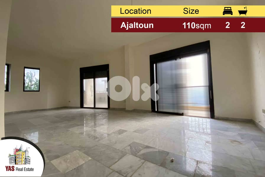 Ajaltoun 110m2 | Brand New | Open Sea View | Luxury | KS/EL/DA | 0