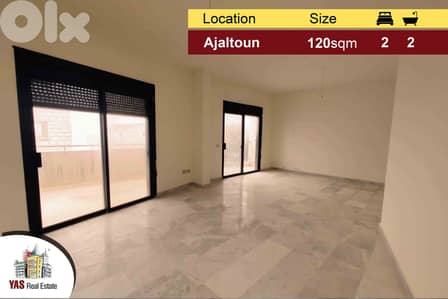 Ajaltoun 120m2 |  Brand New | Open Sea View | Luxury | KS |