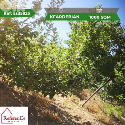 Prime location land in Kfardebian أرض للبيع  في كفردبيان
