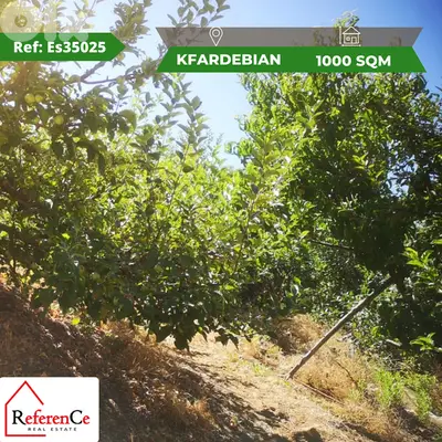 Prime location land in Kfardebian أرض للبيع  في كفردبيان