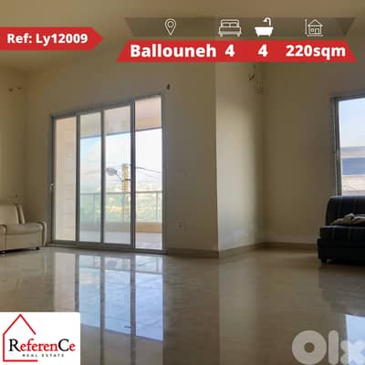Apartment with warehouse in Ballouneh شقة مع مستودع في بلونة