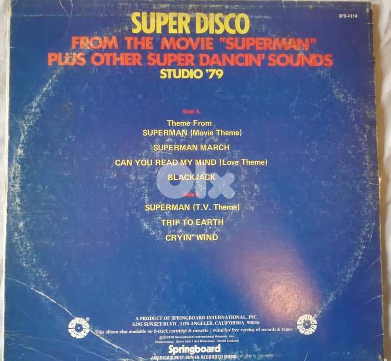 super disco from the superman movie soundtrack 1