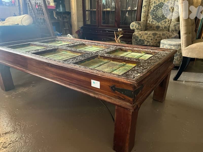 teak maseef table old door 0