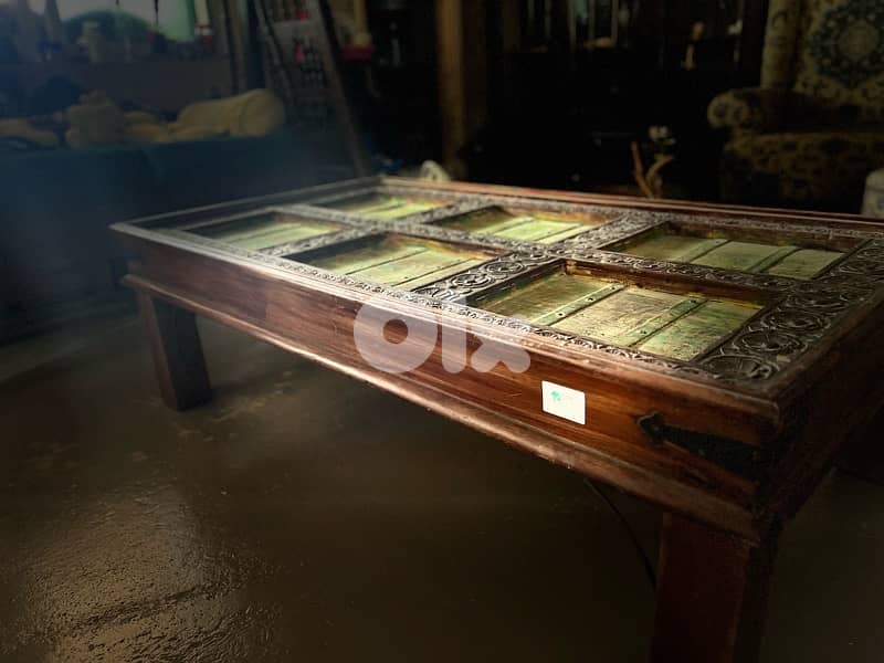 teak maseef table old door 3