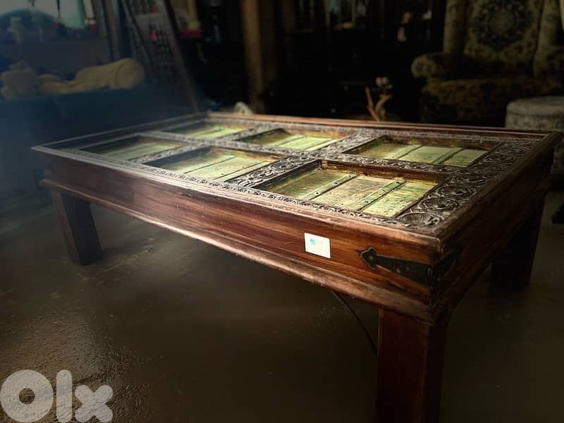 teak maseef table old door 4