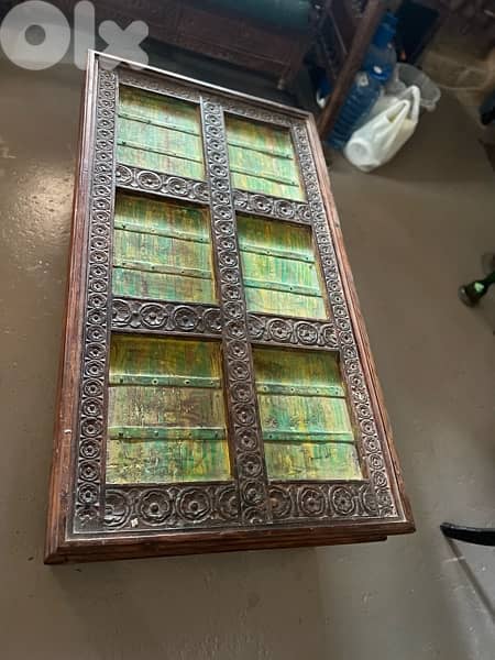 teak maseef table old door 11