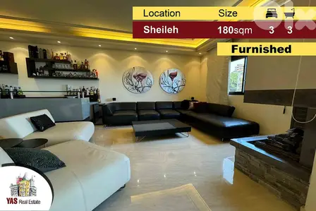 Sheileh 180m2 | Decorated | Furnished & Equipped | Panoramic View | EL