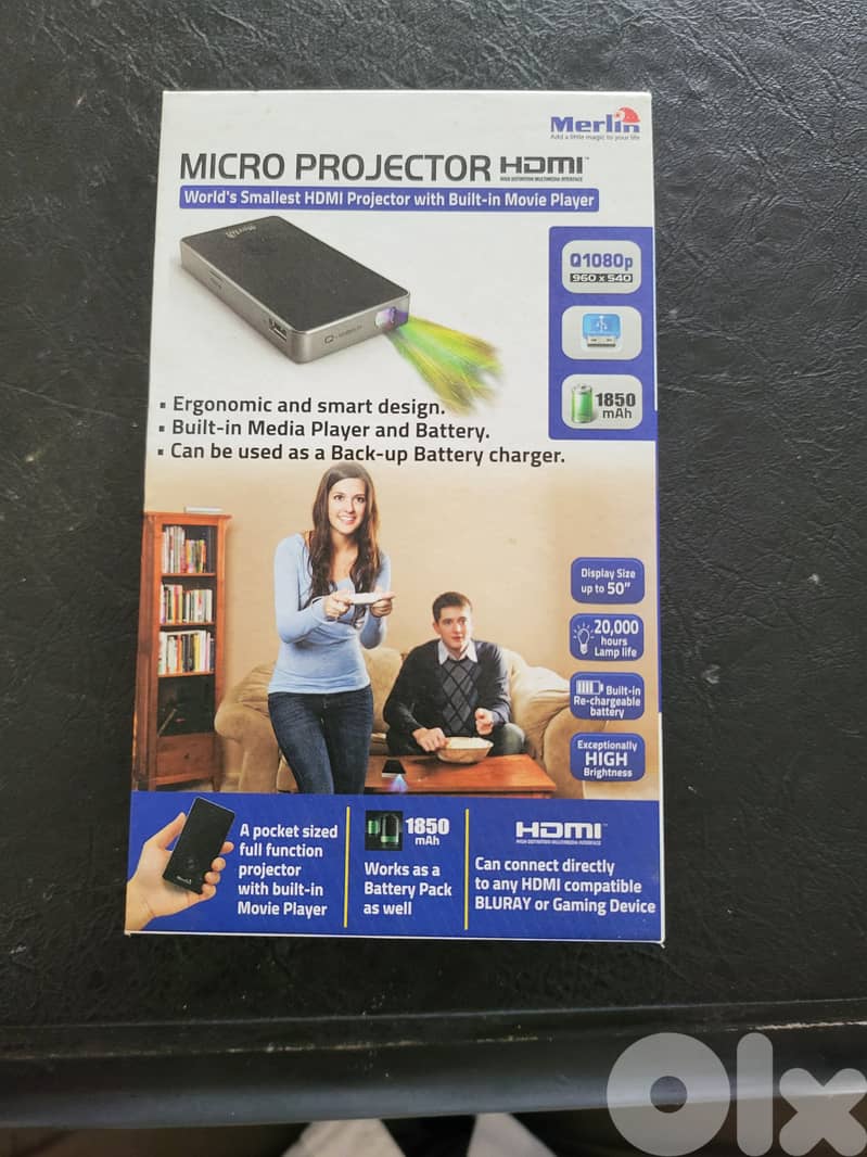 MERLIN MICRO PROJECTOR HDMI 0