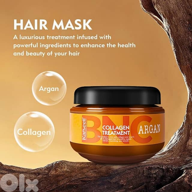 Karseell BNC Collagen Cream Deep Conditioning Argan Hair Repair Mask 5