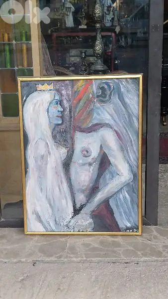 لوحة رسم زيتي اوروبية