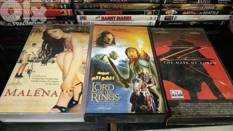 CDs DVDs VHS Cassettes 3