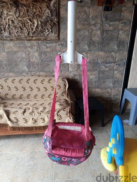 Children's swing

 and Children's slide 0