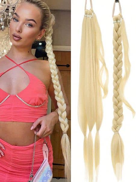 blonde braid synthetic 1