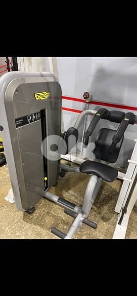Abs crunch machine technogym original like new 3