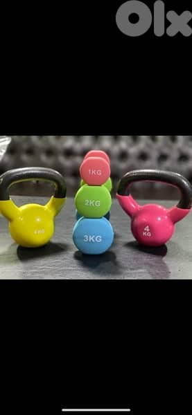 Dumbells new l se3er bel kilo 1