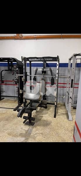 Multifunction machine nordictrack with bench like new 0