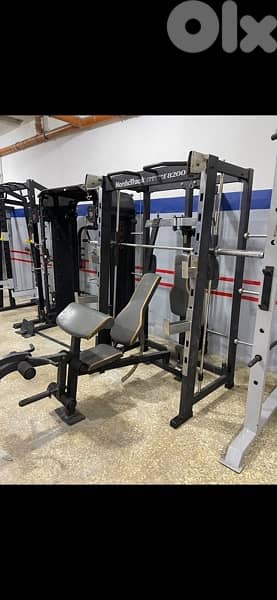 Multifunction machine nordictrack with bench like new 1