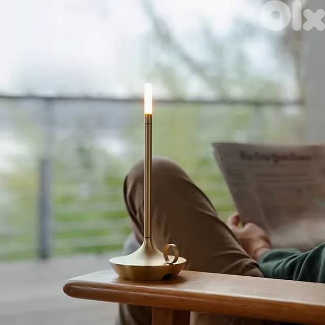 Aladdin Table Lamp, Candle Lamp with 3 Light Modes, USB Charging 0