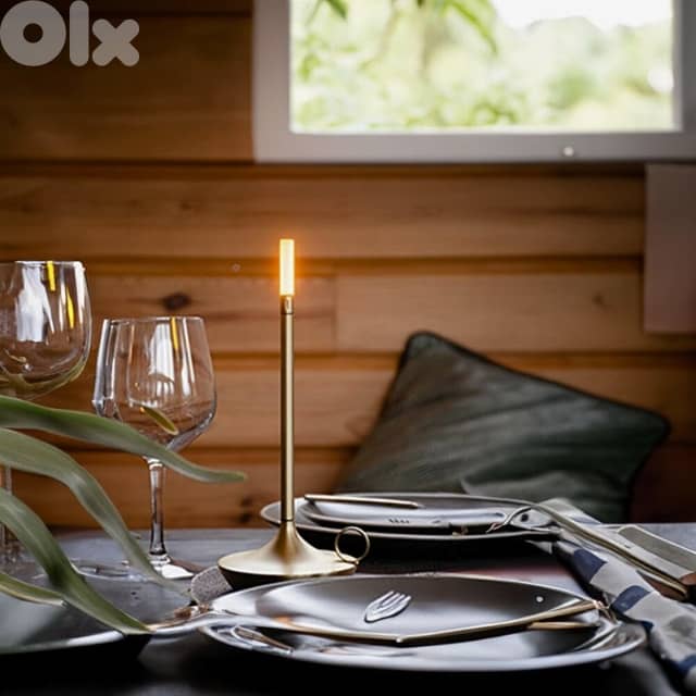 Aladdin Table Lamp, Candle Lamp with 3 Light Modes, USB Charging 5