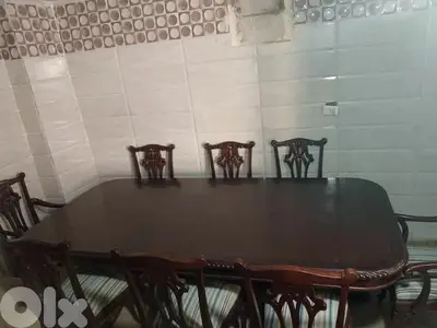 اوضة سفرة انكليزي خشب زان ولاتي كلا ملبسة قشرة تنباك