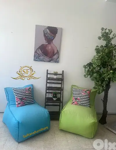 بوف كرسي ظهر قصير