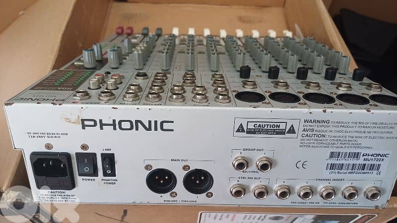 mixer 8ch brand phonic,not powered,verry good condition 2