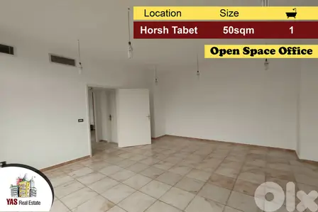 Horsh Tabet 50m2 | One Space Office | Mint Condition | AA |