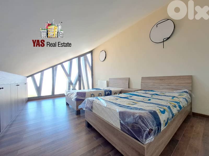 Faqra 200m2 | 70m2 terrace | Rent | Furnished Chalet | Panoramic View 4