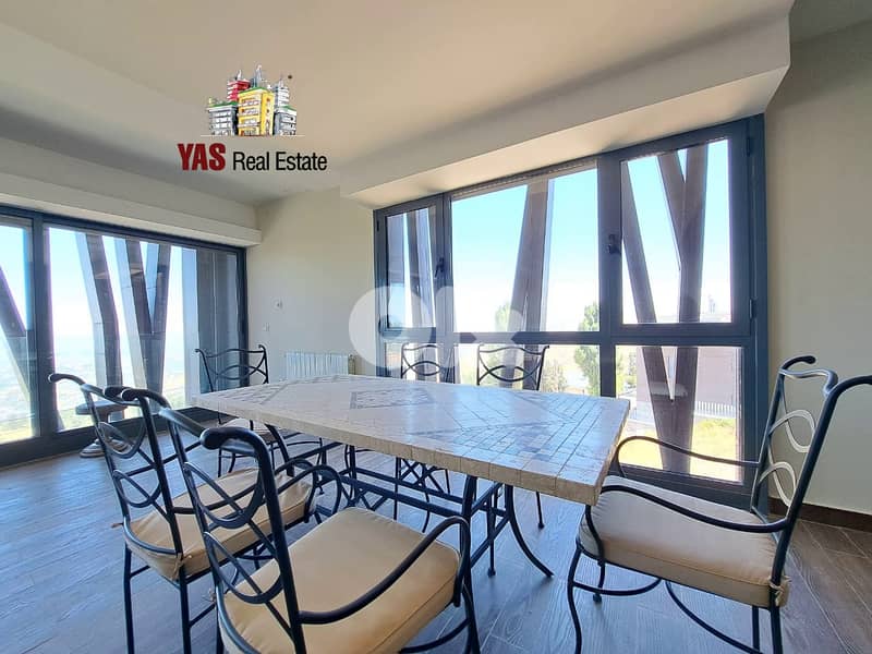 Faqra 200m2 | 70m2 terrace | Rent | Furnished Chalet | Panoramic View 5