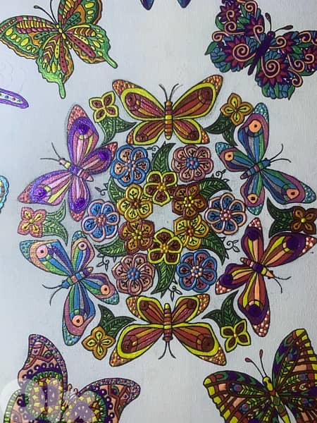 Mandalas acrylic painting 0