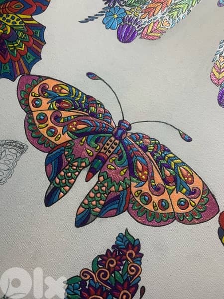 Mandalas acrylic painting 6