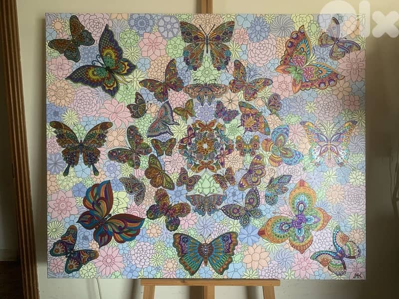 Mandalas acrylic painting 11