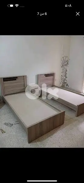 تختين مفرد 96 سم مع كمود صغيرة
