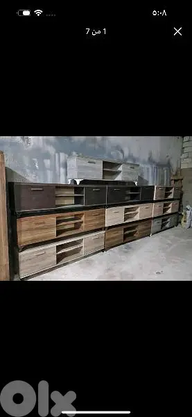 طاولات TV حجم كبير عرض 180 سم
