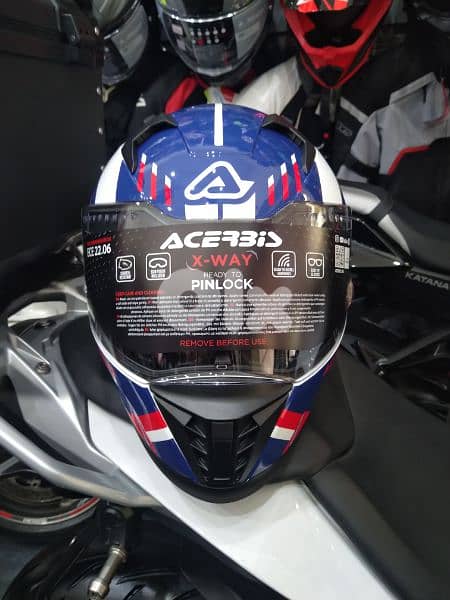 helmet Acerbis x-way sun visor included 2