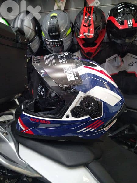 helmet Acerbis x-way sun visor included 3