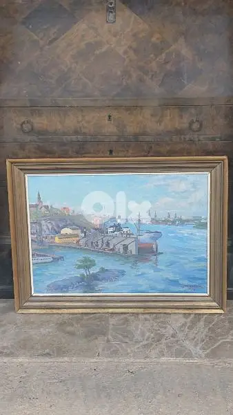لوحة رسم زيتي اوروبية