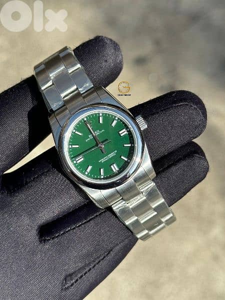 Rolex Oyster Perpetual Green 0