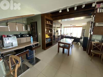 430 SQM Semi Furnished Duplex in Biyada, Metn with Sea View + Terrace
