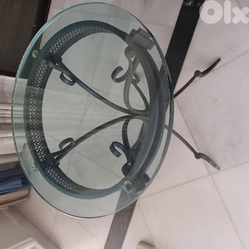 Side Tables fer forgee + Glass 4