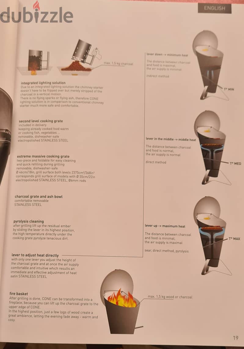 Cone Charcoal Grill 1