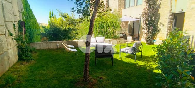 L15658-Furnished Chalet for Rent In Fakra Club With Mountain View