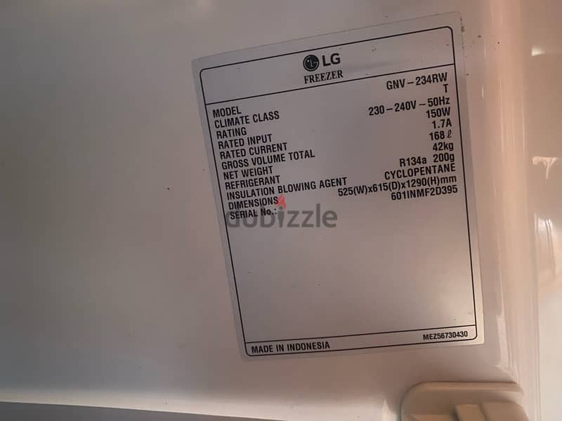 LG freezer 3