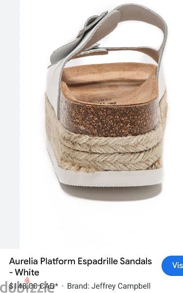Jeffrey CampbellWomen's Aurelia Platform Espadrille sandals. size  40 4